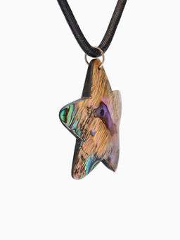 Кулон «Звездочка», ракушка абалон