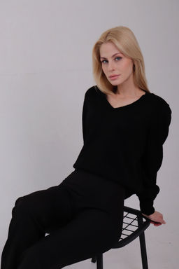 11011 Пуловер чёрный - Martichelli фото 5