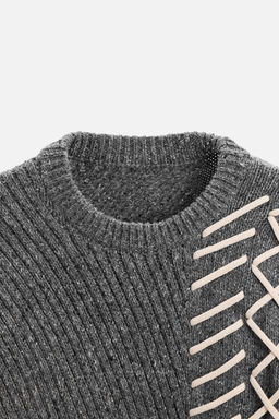 LIMITED EDITION SWEATER WITH CONTRAST TRIMS - Zara фото 9