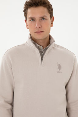 Erkek Comfort Fit Yar_m Fermuarl_ Ta_ Sweatshirt - U.s. polo assn фото 9