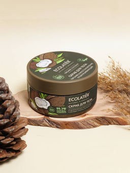 Ecolatier green ORGANIC COCONUT Скраб для тела Отшелушивающий Питание & Восстановление , 300г