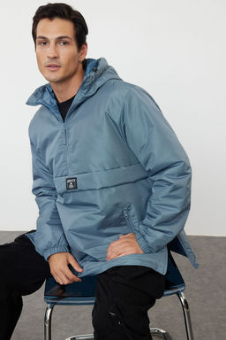 TRENDYOL MAN Mint Regular Fit Kanguru Model K?sl?k Ruzgarl?k Mont TMNAW25MO00014 - Trendyolmilla фото 2
