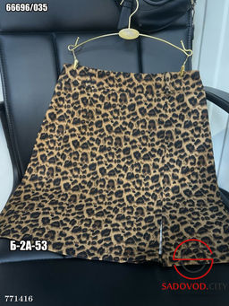 Женская юбка с леопардовым принтом - Bruno фото 8