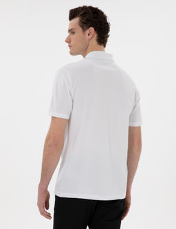 Beyaz Regular Fit K_vr_lmaz Polo Yaka Basic Ti__rt - Pierre cardin фото 12
