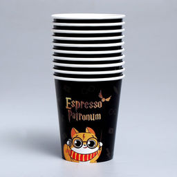 Цена за 10 шт. Стакан одноразовый бумажный «Эспрессо», 250 мл