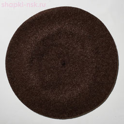 Берет Меланж фетр без отделки 11 Берет женский (56-58)