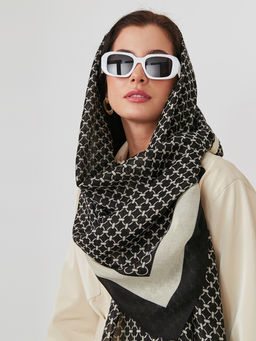 Большой, мягкий, тонкий и очень нежный двусторонний палантин - Tantino фото 10