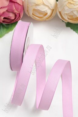 Лента репсовая 1,5 см*20 ярд "1 сорт" (SF-1347) розовый №93