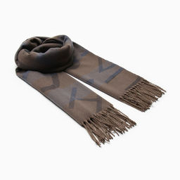 Шарф зимний объемный с кистями MINAKU 65*180 + 10 см  фото 3