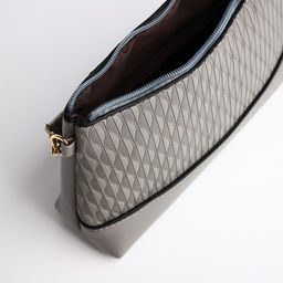 Сумка кросс-боди на молнии, цвет серый - Simaland фото 6