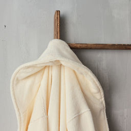 Халат махровый мужской SL HOME: Basic «Айвори», размер S, хлопок 100%, молочный