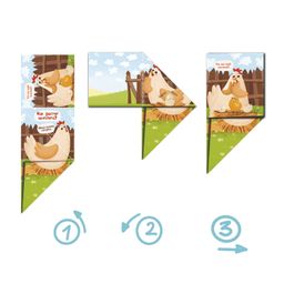 Цена за 2 шт. Книжка-картинка для детей. Серия Складные истории арт. 58103 КАК ВСЕ РАСТУТ - Феникс+ фото 2