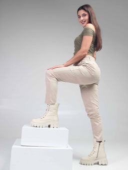 Ботинки EDART 346.чанки be. Бежевый макс/шерсть - Ed'art фото 16