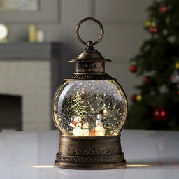 Светодиодная фигура «Семья снеговиков» 12×20.5×7.8 см, пластик, от батареек АААх3, свечение тёплое белое