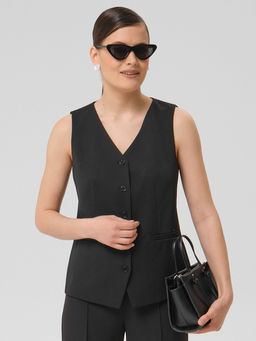 Жилет полуприлегающего силуэта