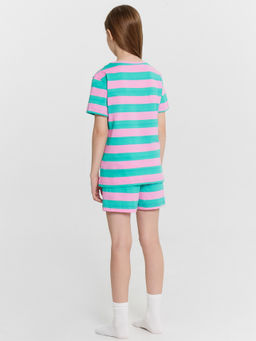 Комплект домашний для девочек в полоску - Mark formelle фото 4