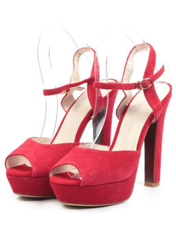 06-87VB RED Туфли женские (натуральная замша)