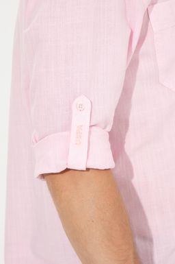 U. S. Polo Assn Мужская пудровая рубашка с длинным рукавом - U.s. polo assn фото 7