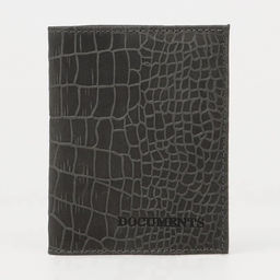 Обложка для автодокументов, цвет серый