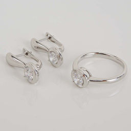 XUPING Кольцо/Серьги с английским замком арт. 28 0253 (id 280297)