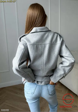 Пальто женское с поясом - Bruno фото 3