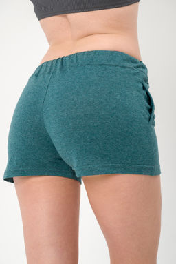 Шорты женские из кулирки Молодежные изумруд - Амадэль фото 2