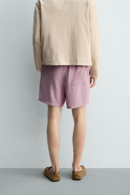 LOOSE-FITTING CHECKS BERMUDA SHORTS LIMITED EDITION - Zara фото 3