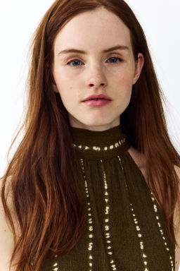 Top halter con textura - H&m фото 7