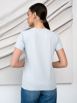 Футболка женская Grande, цв. Серый - светлый