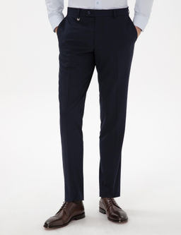 Lacivert Slim Fit Kuma_ Pantolon