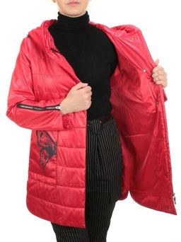 ZW-2181-C RED Куртка демисезонная женская BLACK LEOPARD (100 гр.синтепона) - Fashion фото 10