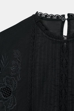 ZW COLLECTION EMBROIDERED SHIRT - Zara фото 12