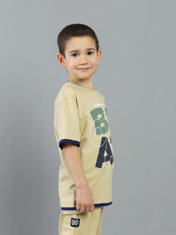 CRB wear / CSKB 64074-31K Футболка для мальчика,песочный/Ex.Cherubino  фото 2