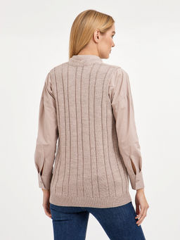 кардиган женский без рукавов с косами - Glenfield фото 7