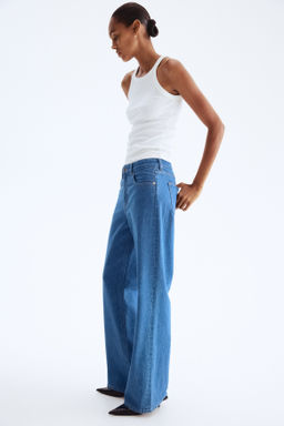 Wide High Waist Jeans - H&m фото 20