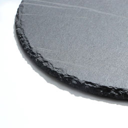 Доска для подачи из сланца Марбл S, d=20 см - Дорого внимание фото 2