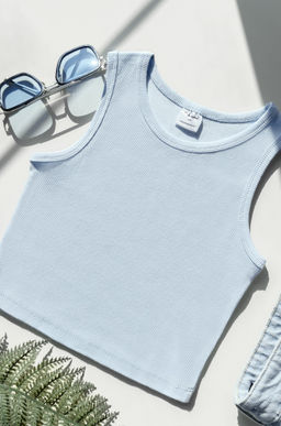 Майка-топ в рубчик для девочки Happyfox - Happy fox фото 3