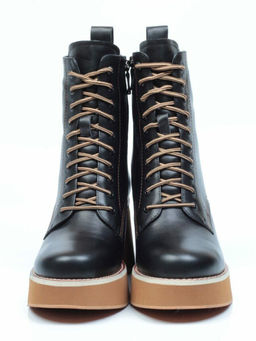 04-DMD-M7079 BLACK Ботинки зимние женские (натуральная кожа, натуральный мех) - No name фото 9