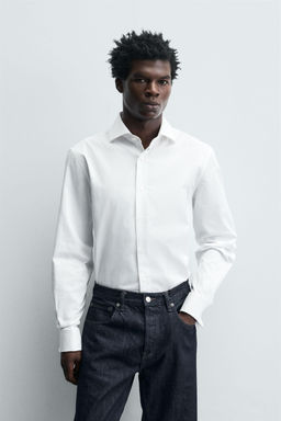 TEXTURED SHIRT WITH CUFFLINKS - Zara фото 2