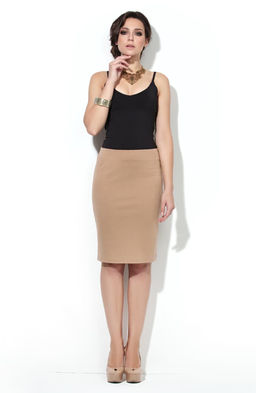 Юбка-карандаш бежевый