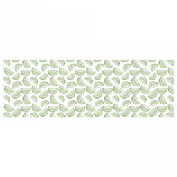 Скатерть-дорожка на стол 145х50см "Астурия зеленый", рогожка (хлопок 100%) 171г/м2, упаковка классическая, пакет ПВХ 28х41см, "Домашняя мода" (Россия)