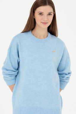 Женский синий свитер - U.s. polo assn фото 10