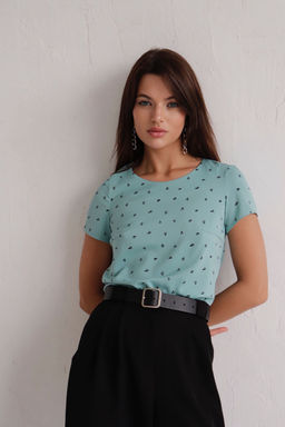 Блуза с коротким рукавом - Martichelli фото 40