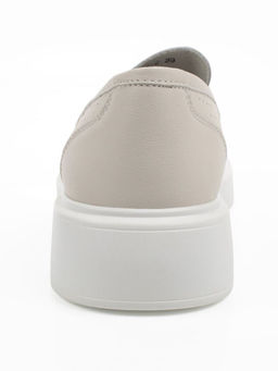 03-YC382-2 LT. BEIGE Лоферы женские (натуральная кожа)