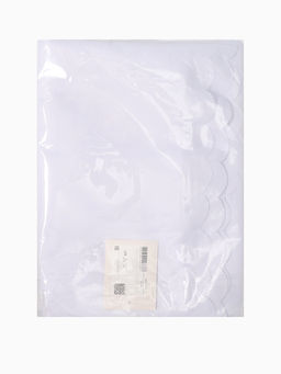 Скатерть «Доляна», однотонная, белая, 140×260 см