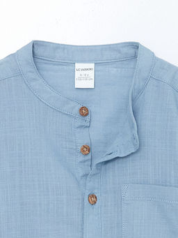 Hakim Yaka Poplin Erkek ?ocuk G?mlek