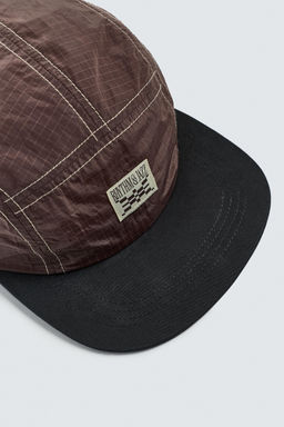 GORRA VISOR PLANO PARCHE / Marr?n - Zara фото 5