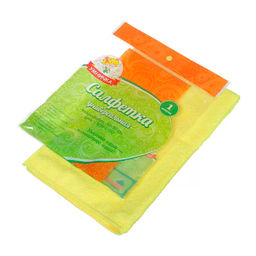 Салфетка УНИВЕРСАЛЬНАЯ "Умничка" Микрофибра 30*30см 1шт арт. CM30-U-YO