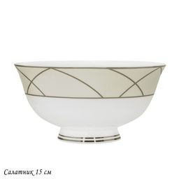 145-448 Салатник 15см PANDORA CREAM в под.уп.(х30)Костяной фарфор - Lenardi фото 2
