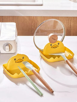 Держатель для крышки "DUCK", yellow